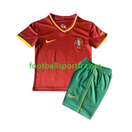 Tenue Portugal 2000 Retro Enfant Domicile Maillot de Foot
